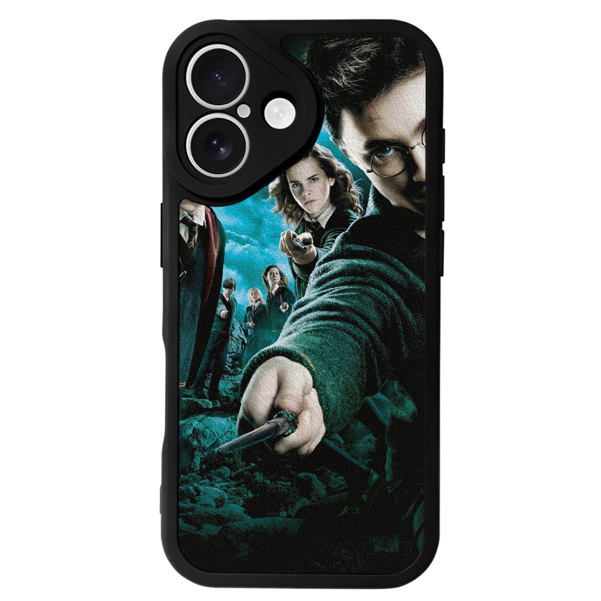 （画像用） Harry Potter ハリー・ポッターシリーズ 【iPhone 16シリーズ対応】シリコンスマホケース（レザー調） 材質：シリコン